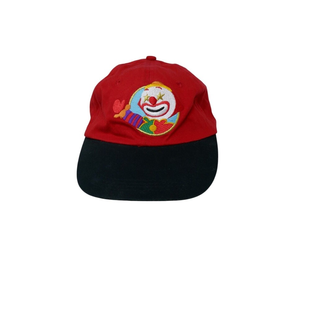 The Detroit Parade Company Clown Logo Black Red Classic Bar Twill Cap Hat